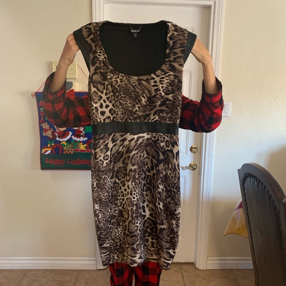 Leopard mini dress